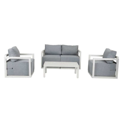 Alfresco Serenity Outdoor Lounge Set - White