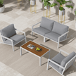 Garden Furniture Set in White