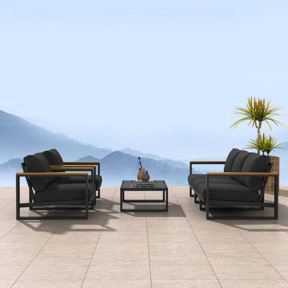 Grandeur 5 Seater Lounge Suite - White