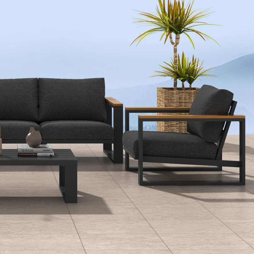 Grandeur 5 Seater Lounge Suite - White