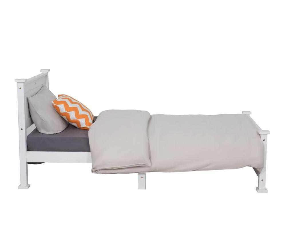 Solid Timber White Pine Single Bed Frame