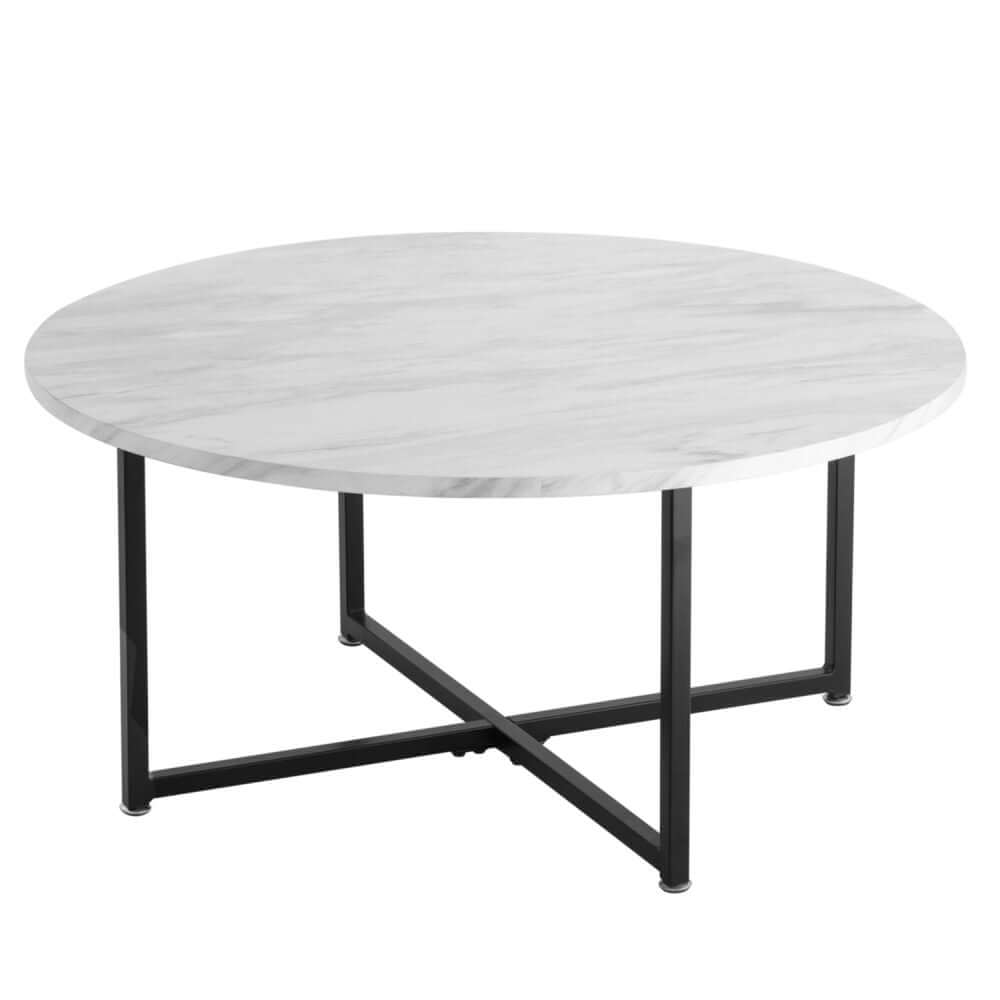 White Round Coffee Table