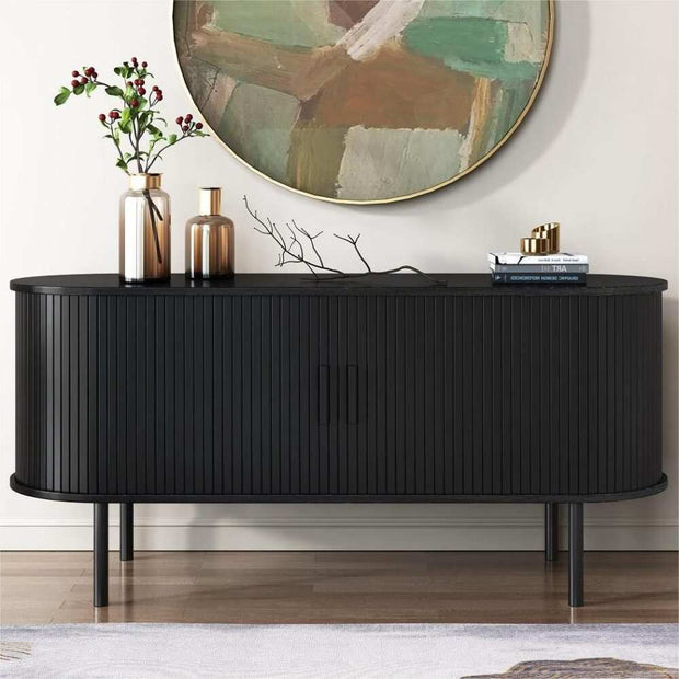 black sideboard buffet