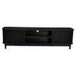 black media console