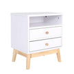 white drawer nightstand