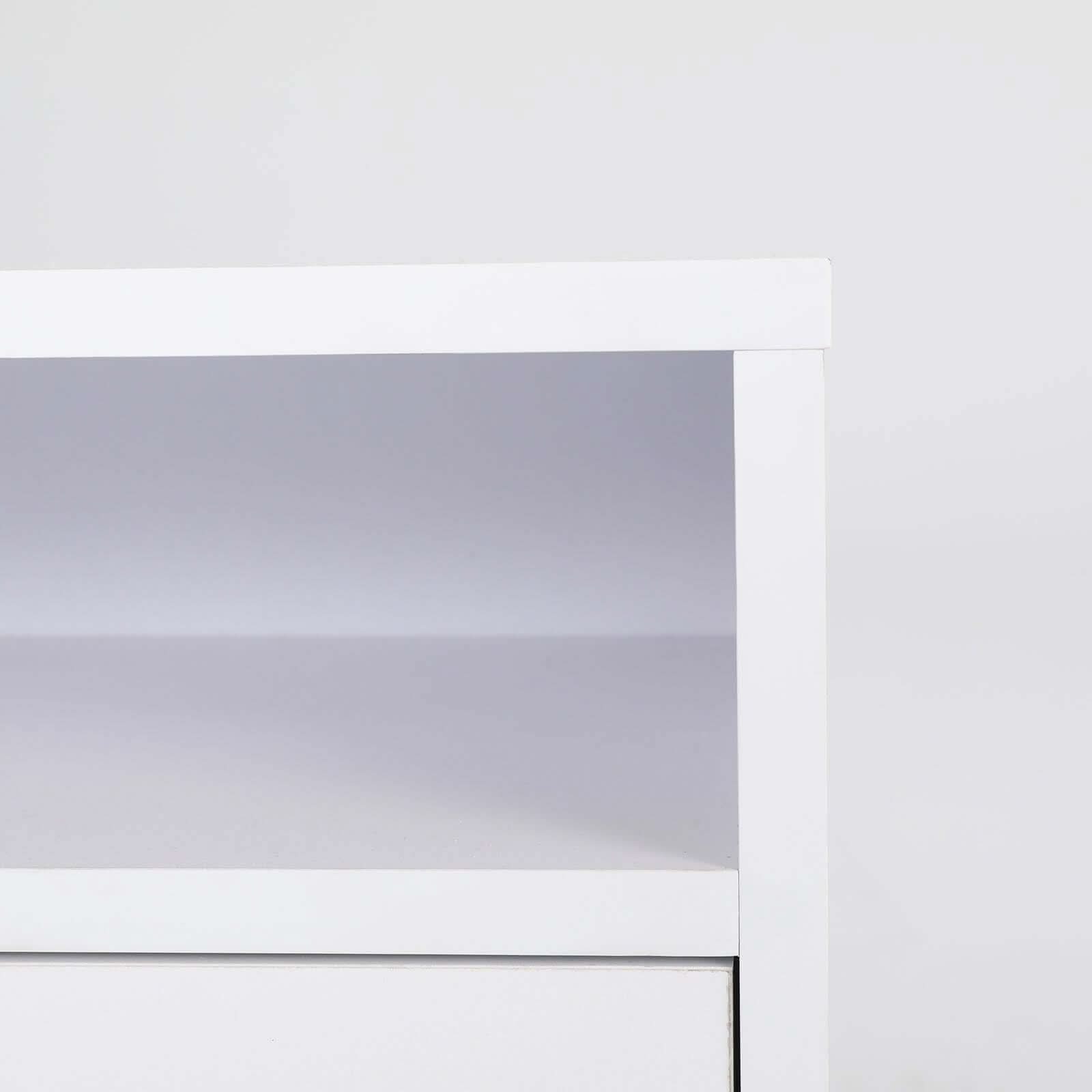 Bedside Table Side Storage Cabinet Nightstand Bedroom 2 Drawer ANYA - 