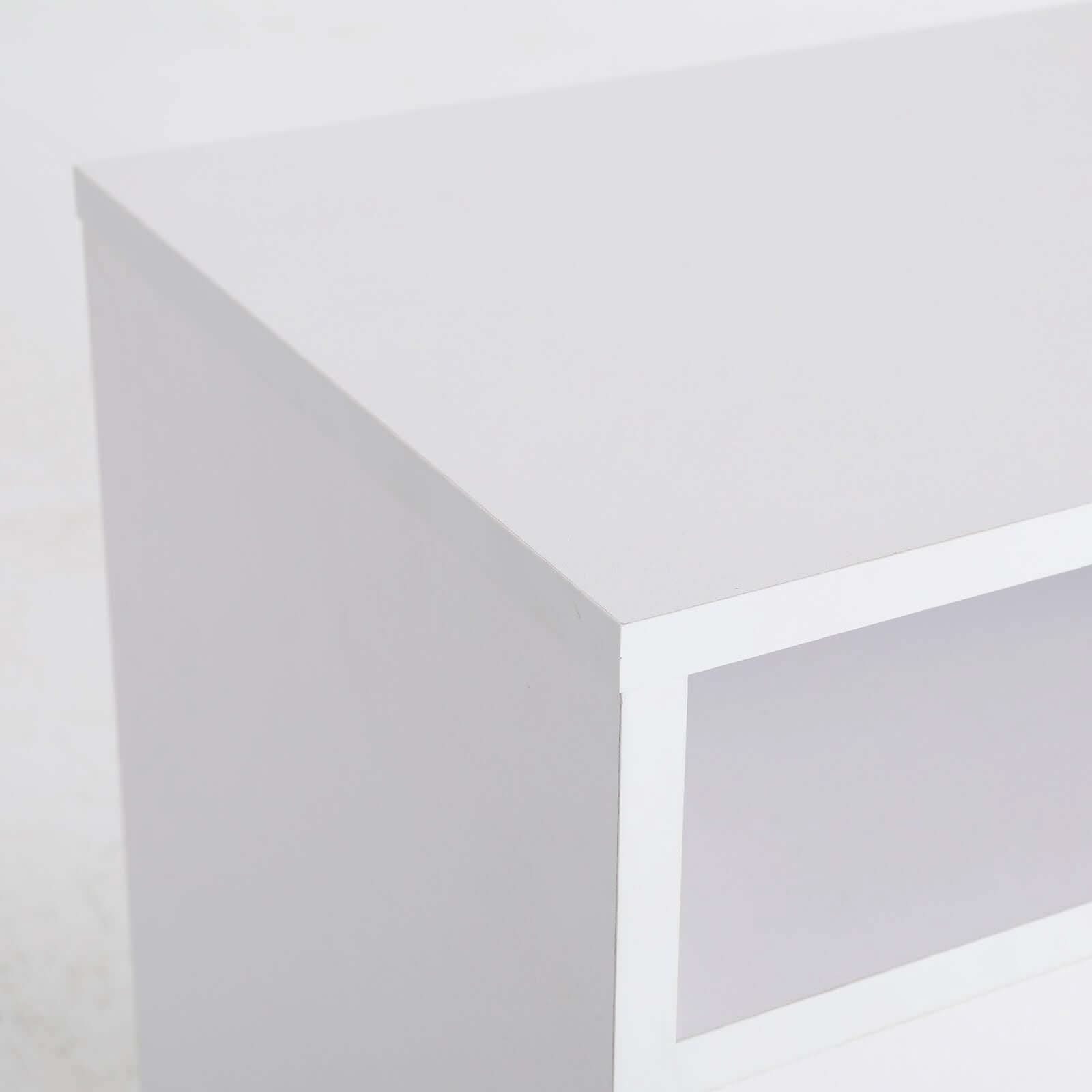 Bedside Table Side Storage Cabinet Nightstand Bedroom 2 Drawer ANYA - 