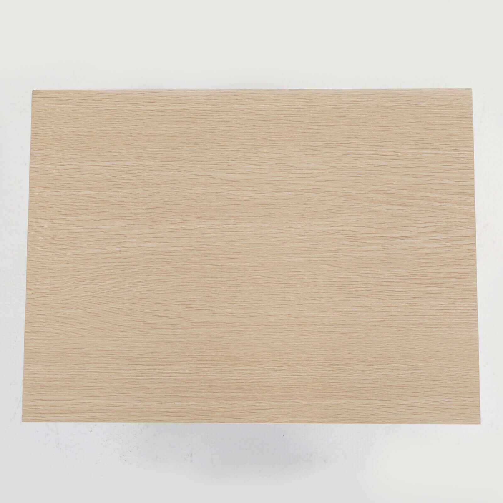 LACY OAK 3 Drawer Bedside Table