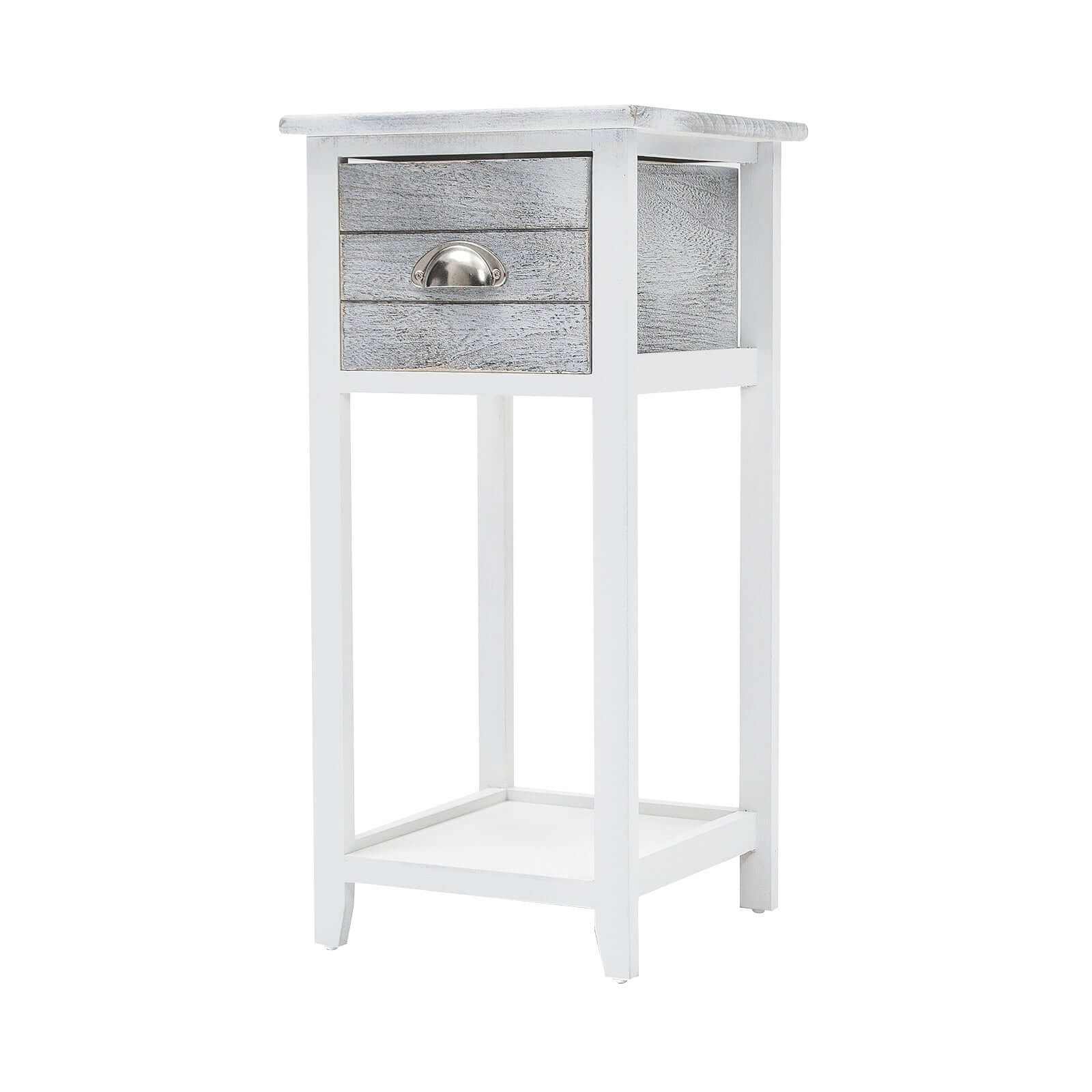 VALERIE Vintage 2 Tone Nightstand - GREY