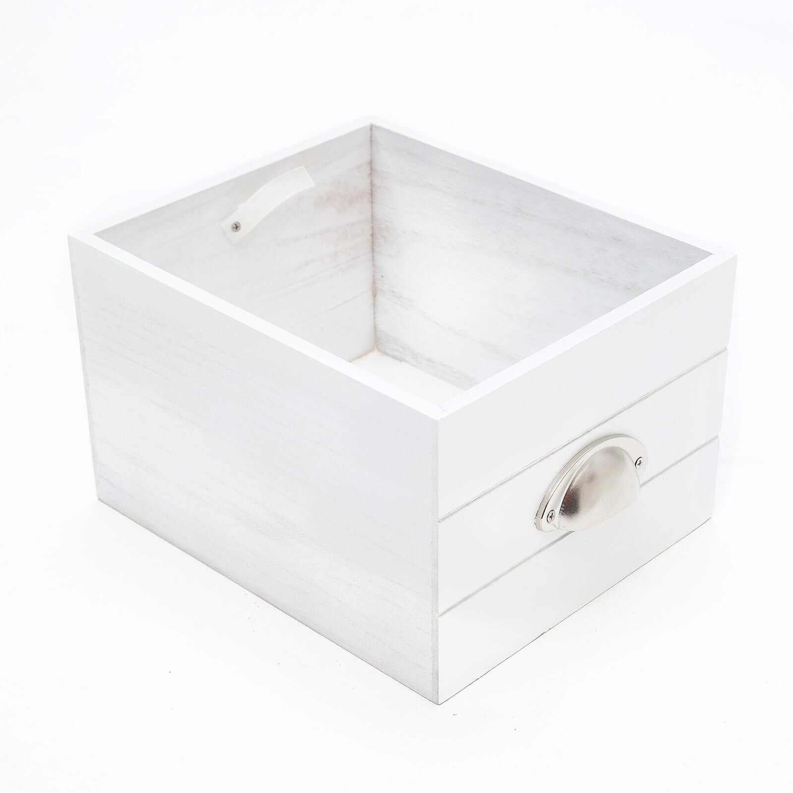 VALERIE White Bedside With Drawer Vintage Side Table