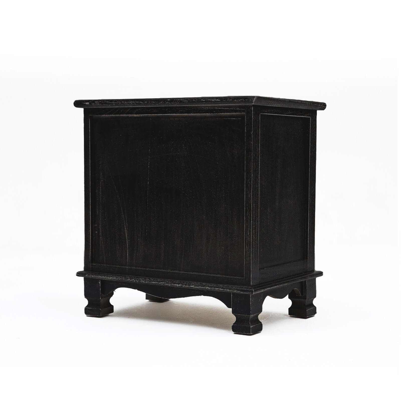 black nightstand set