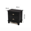 black nightstand set