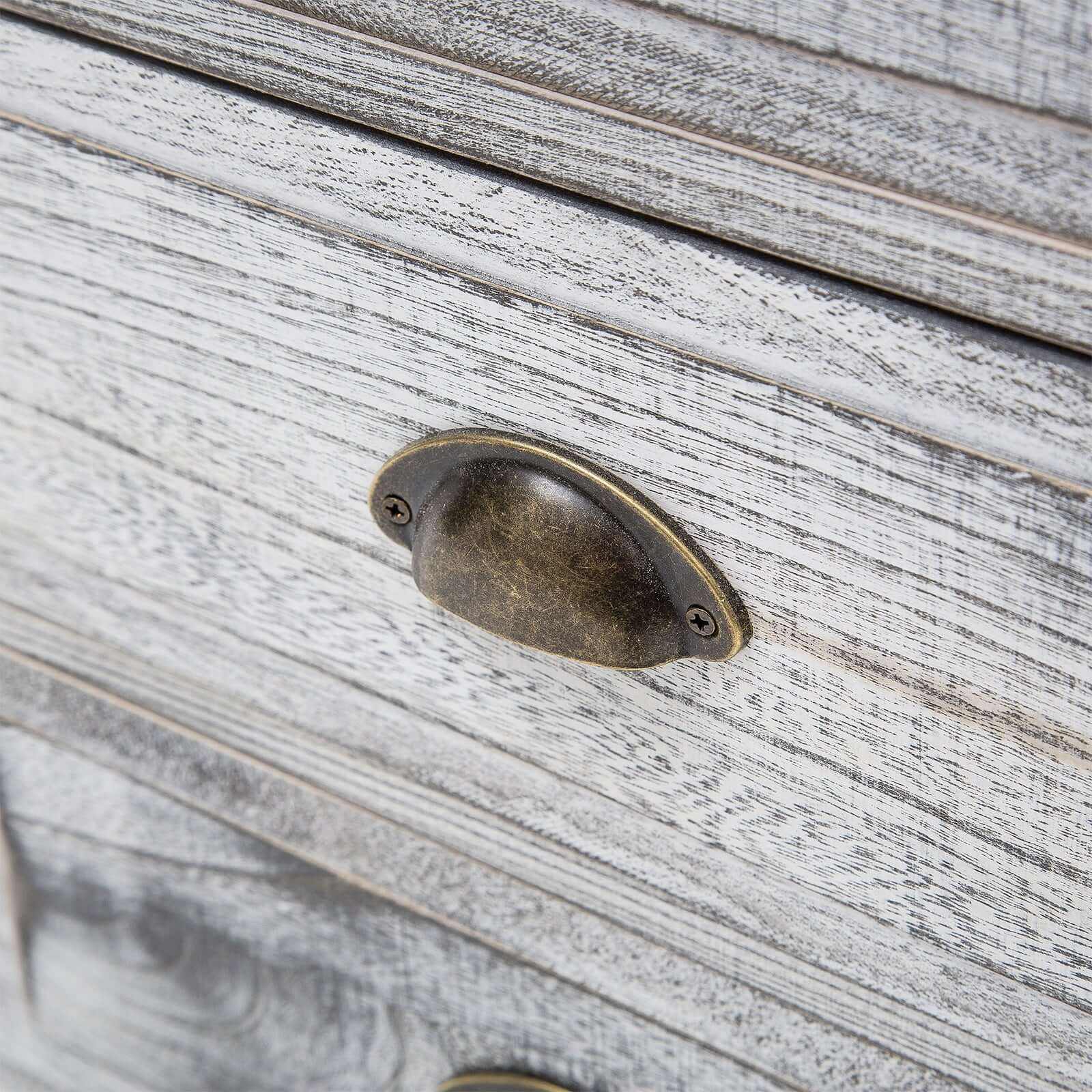 grey bedside cabinet