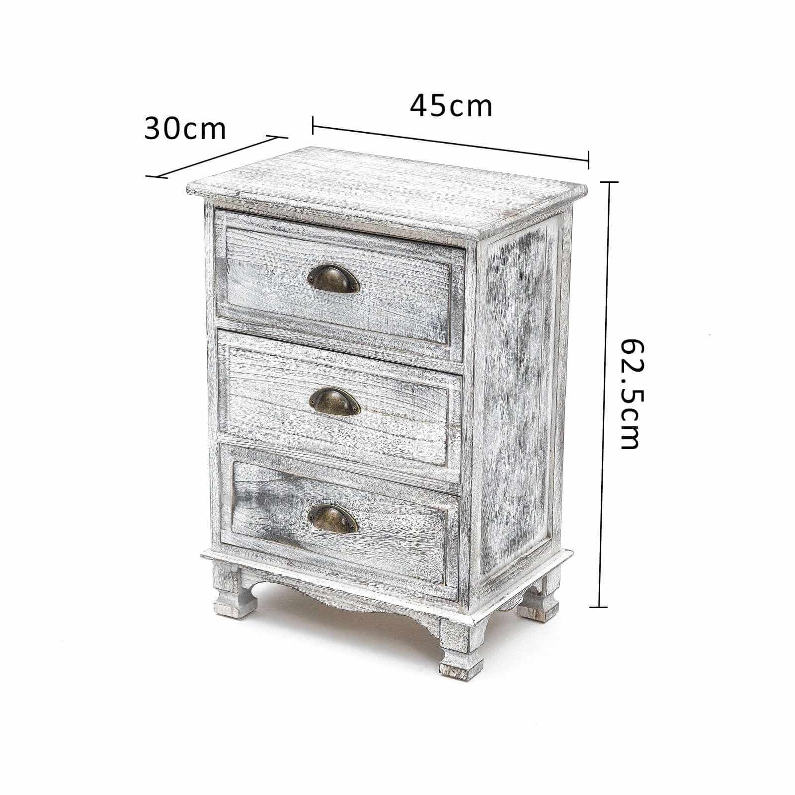 grey bedside cabinet