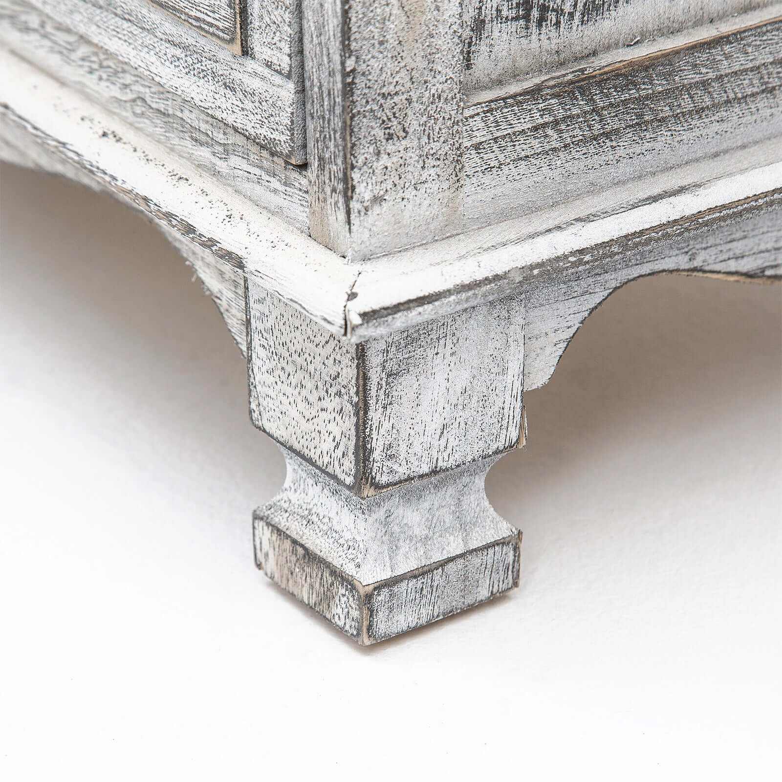 CLARA Vintage Grey Bedside Table Set of 2