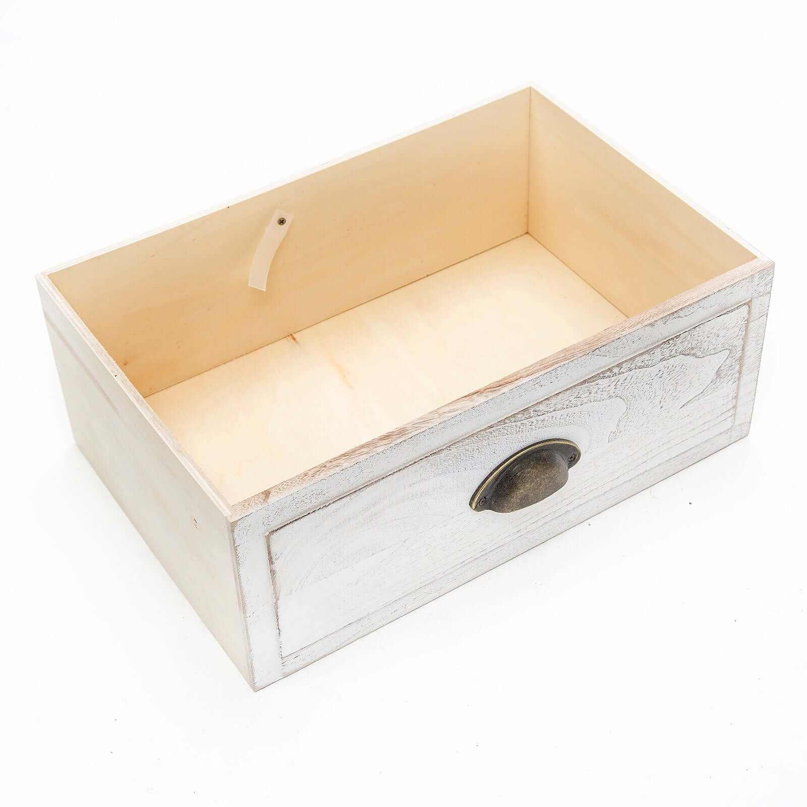 CLARA White Three Drawer Bedside Table Storage Cabinet
