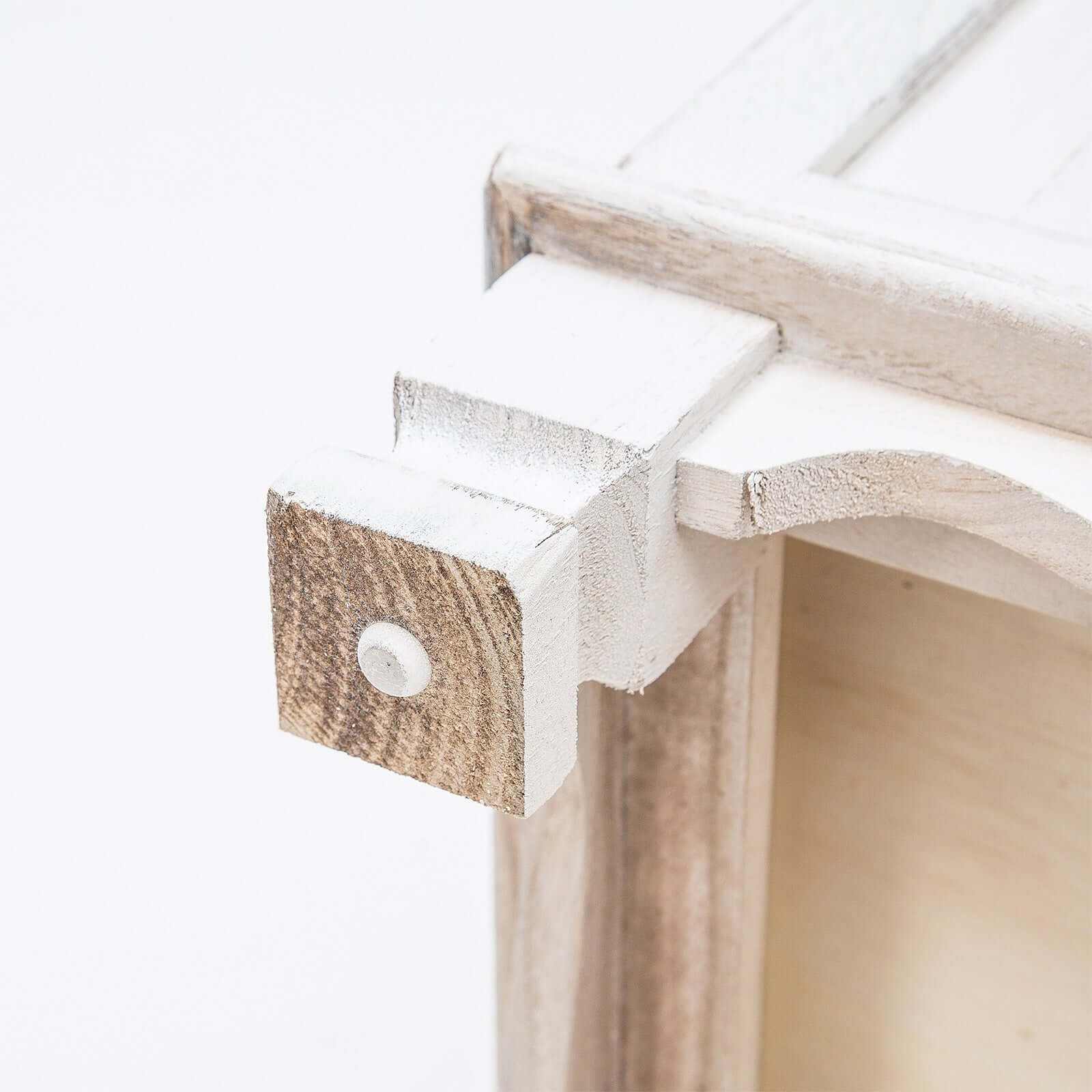 CLARA White Three Drawer Bedside Table Storage Cabinet