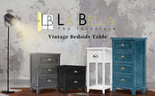 blue nightstands