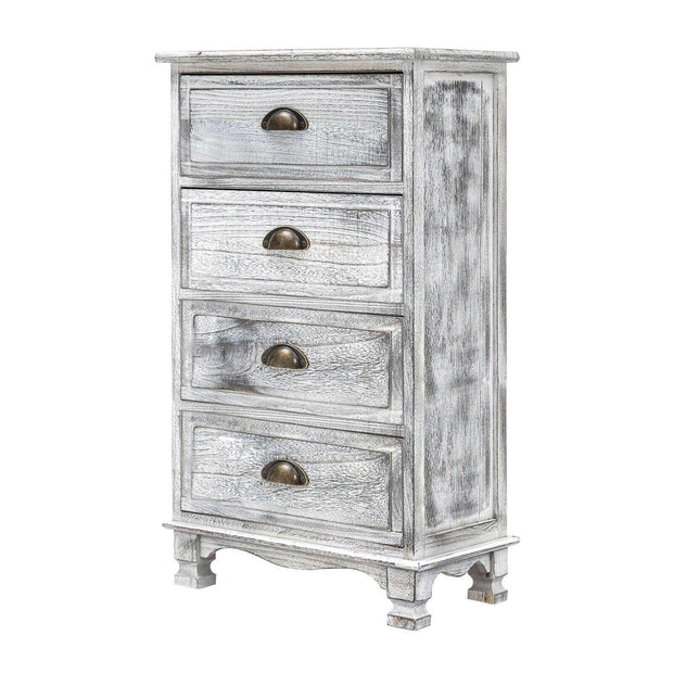 4 drawer bedside table