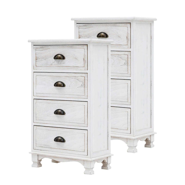 white nightstands set of 2