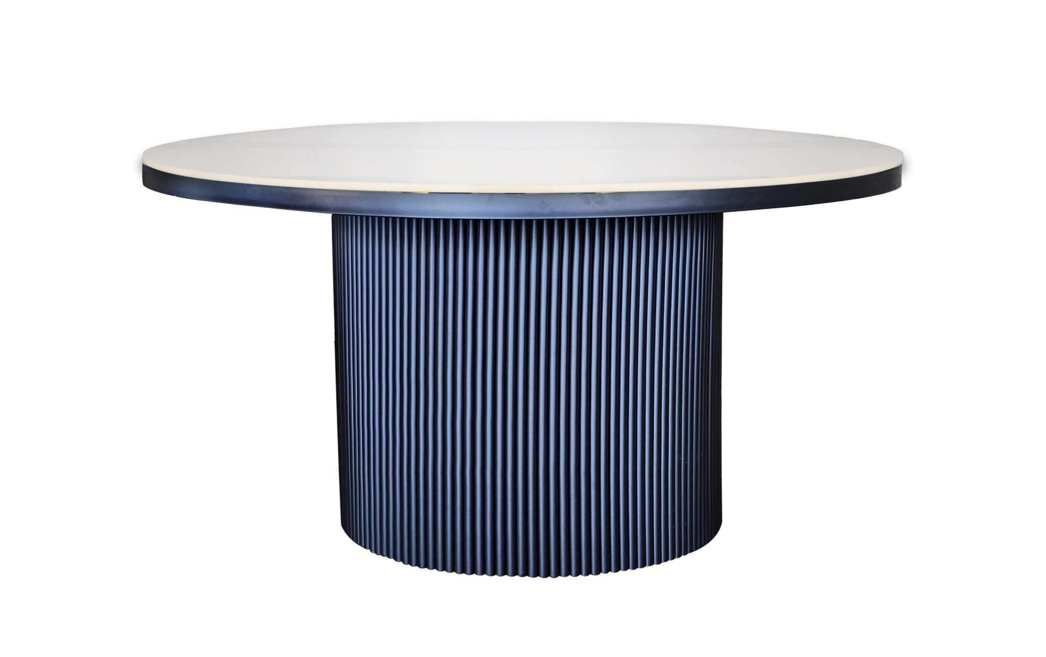Ripple Round Dining Table Black - 150cm