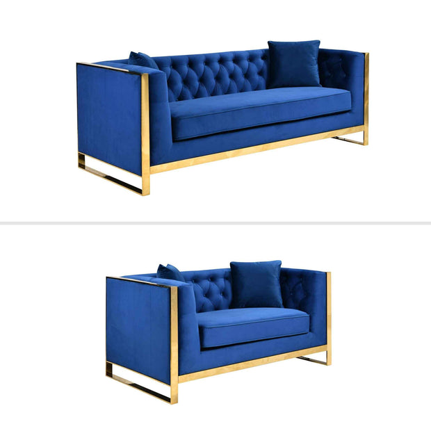 blue sofa for living room