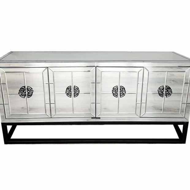 mirrored sideboard cabinet