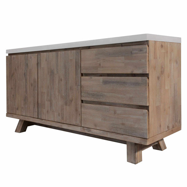 concrete top sideboard