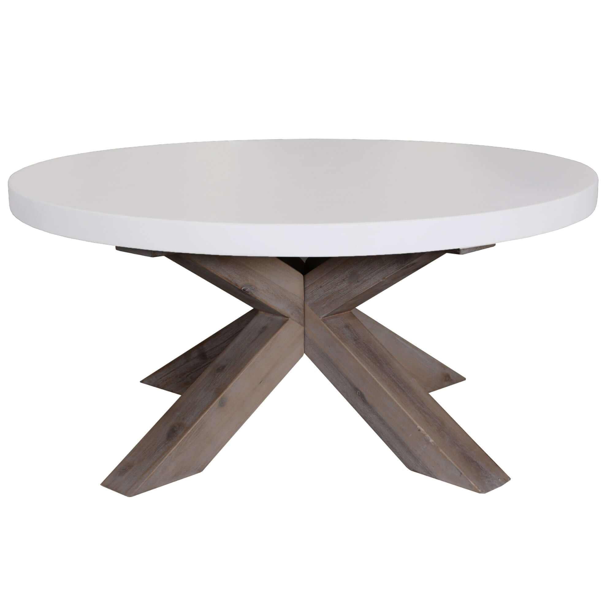 contemporary round coffee table