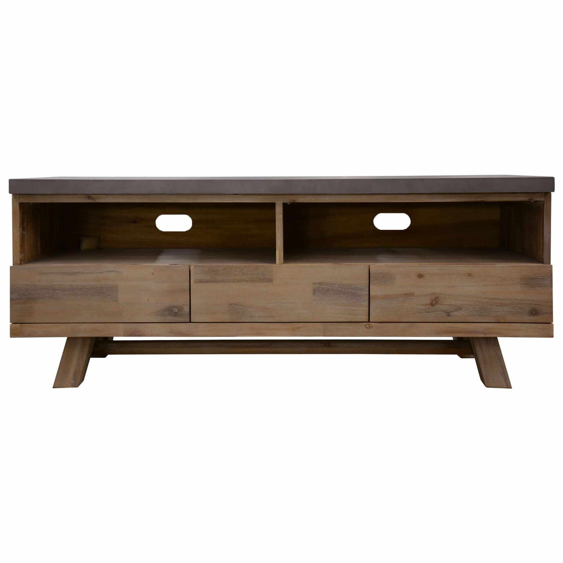 Stony 150cm ETU Concrete Top TV Unit - Grey