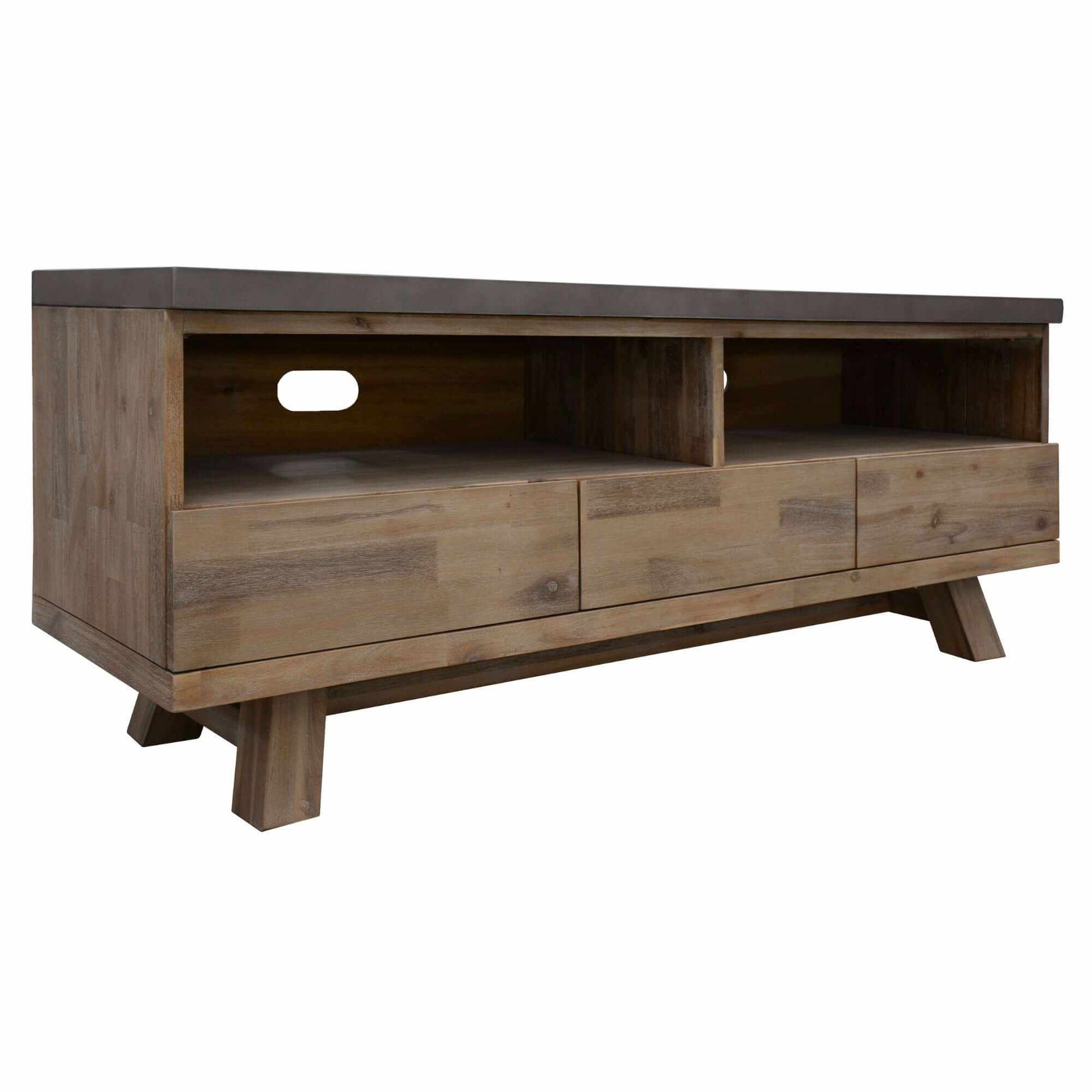 Stony 150cm ETU Concrete Top TV Unit - Grey