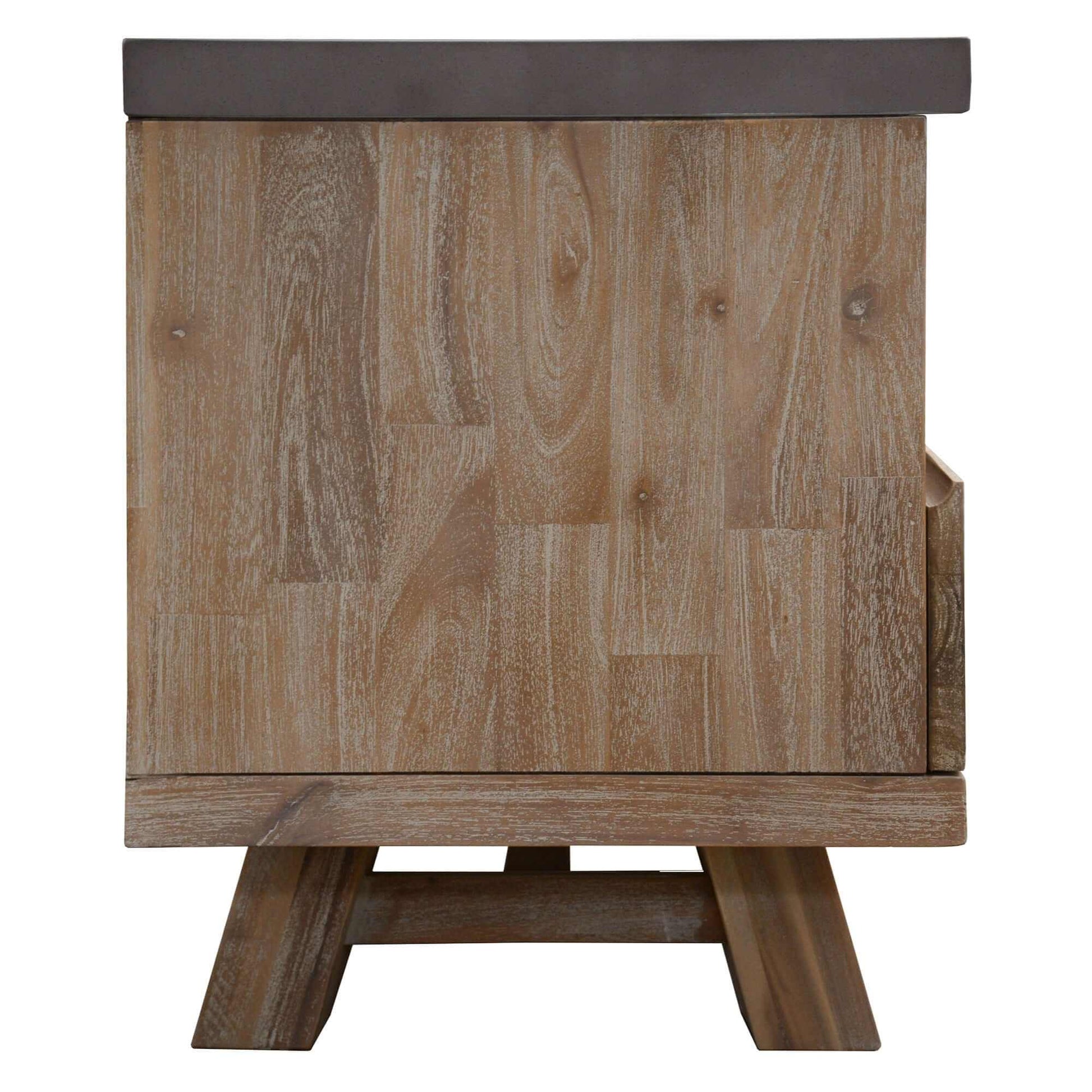 Stony 150cm ETU Concrete Top TV Unit - Grey