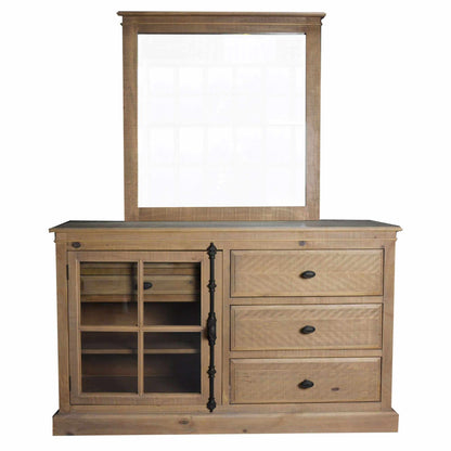 Jade 5 Piece King Bedroom Furniture Package - Natural