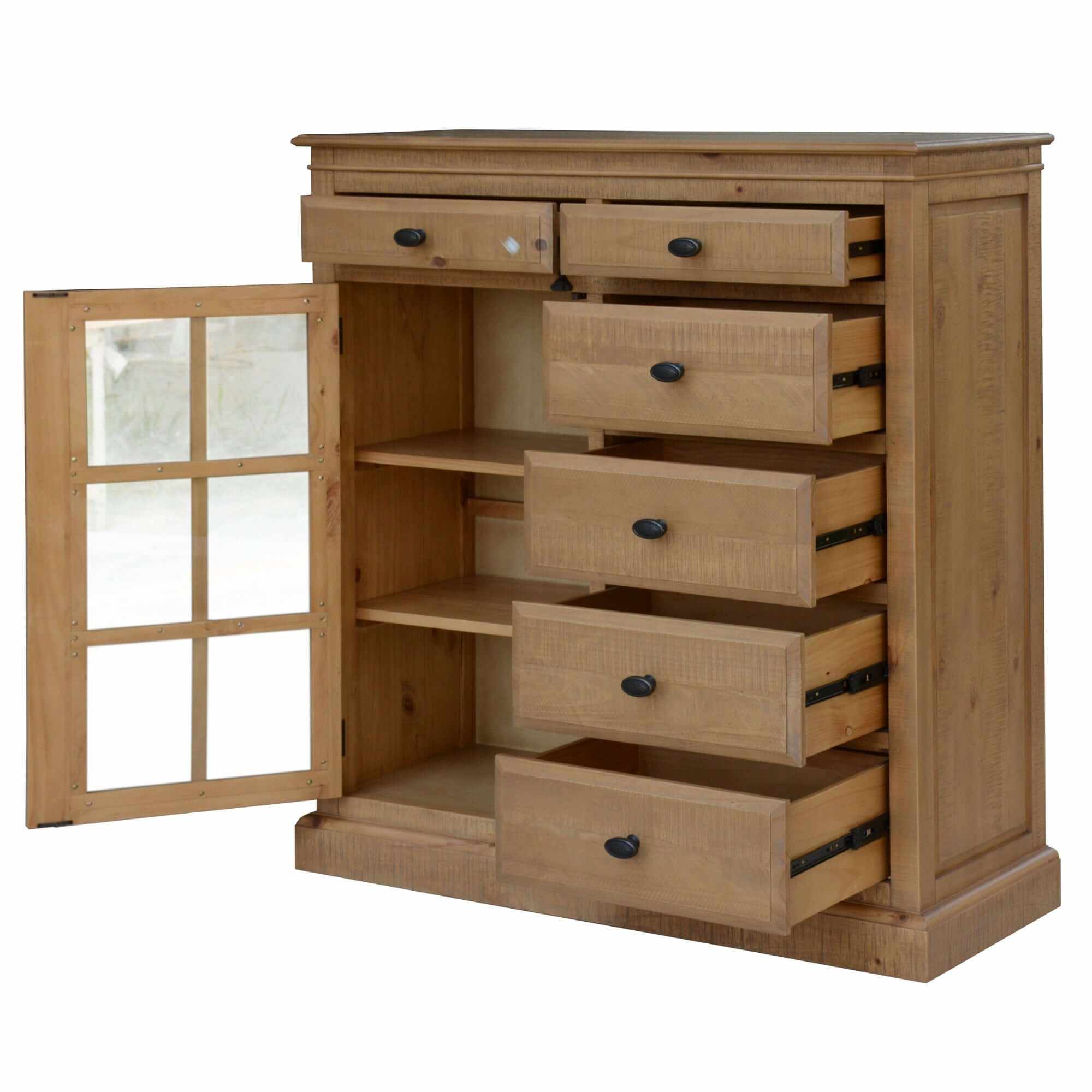 Jade 4pc Queen Bedroom Furniture Set - Natural