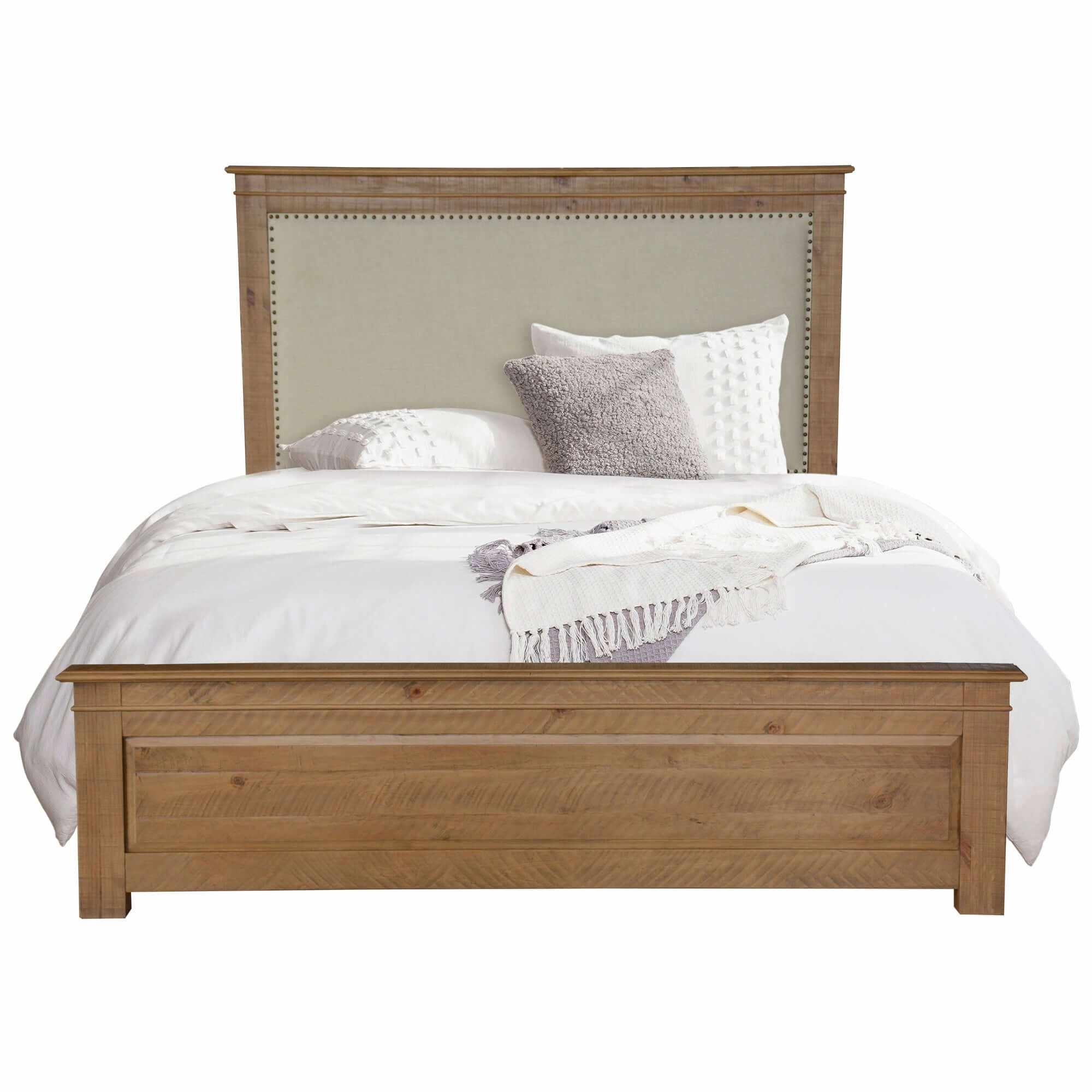 Queen Bed Furniture Natural