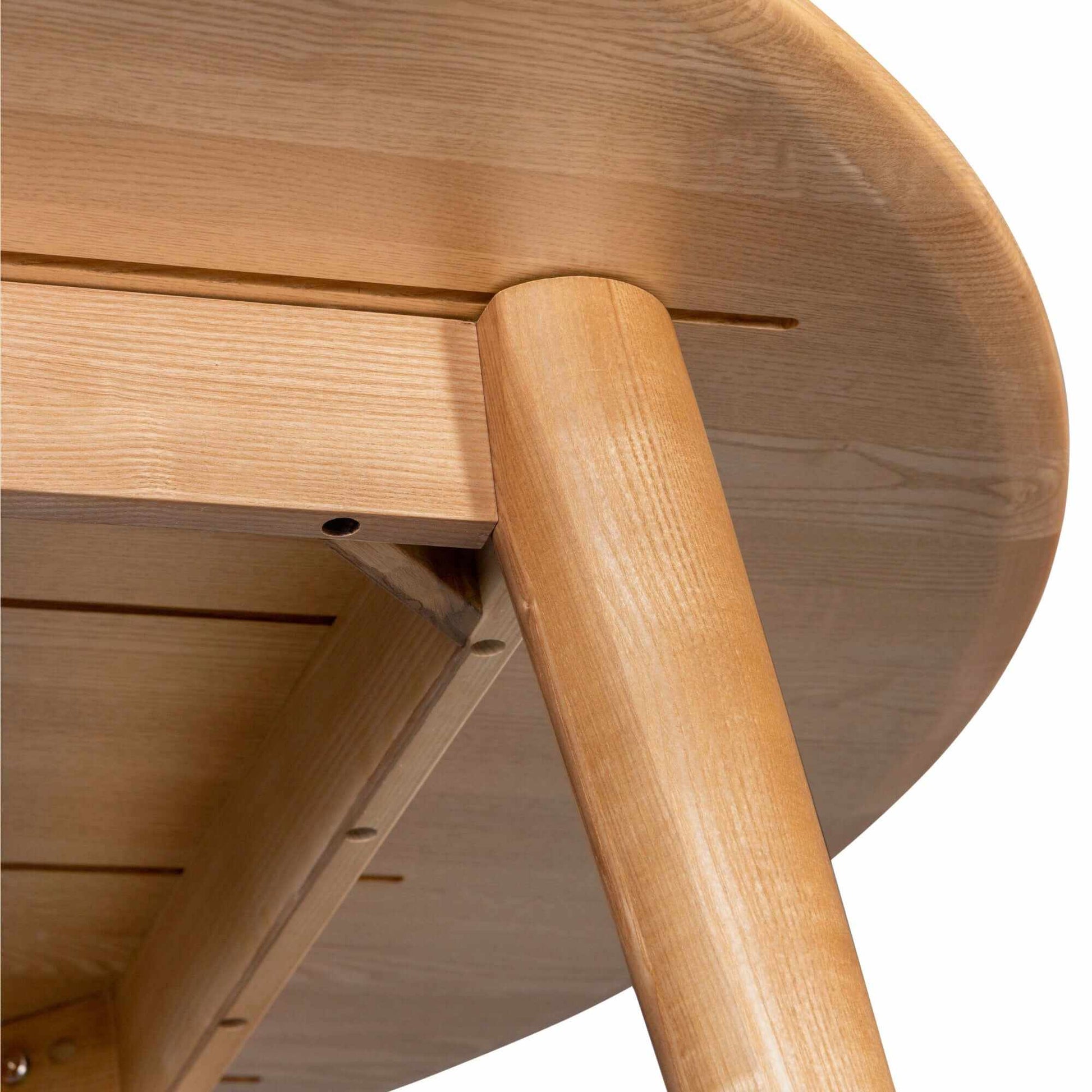 Emilio 5pc 120cm Round Dining Table for 4 and Chair Set - Oak