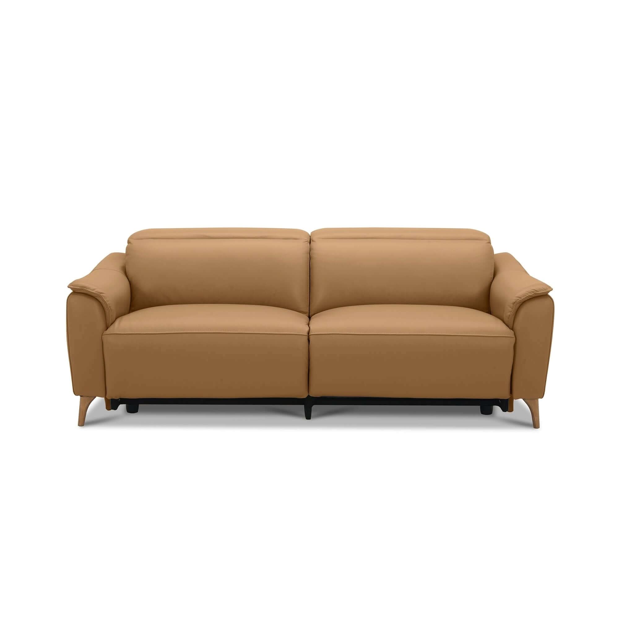 Inala Electric Powered 2.5 Seater Genuine Leather Recliner Couch - Lat
