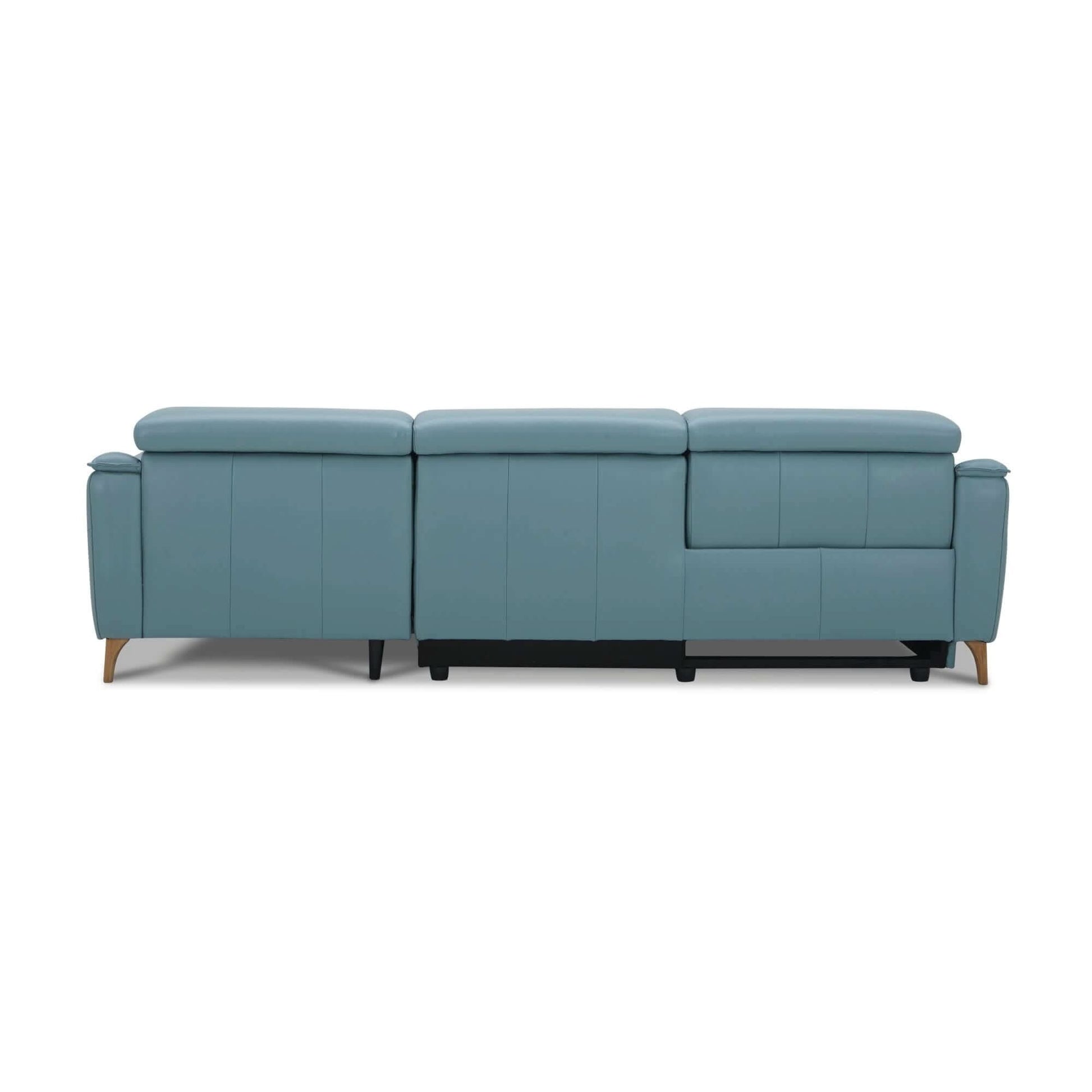 Inala 2 Seater Genuine Leather Sofa Lounge Electric Powered Recliner L