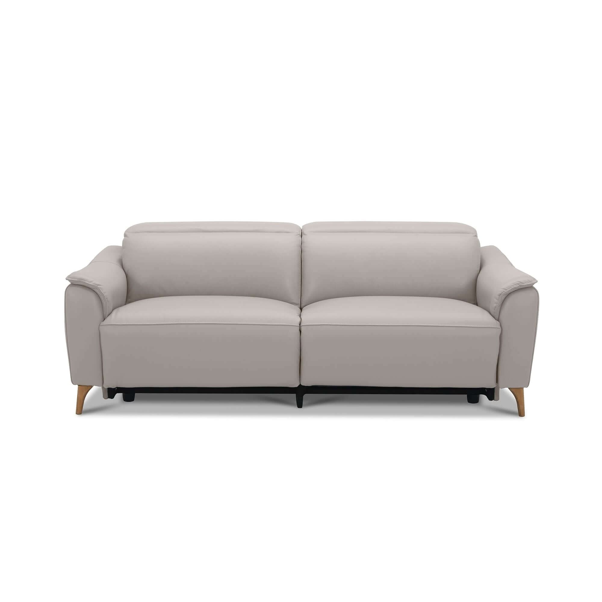 Inala 2.5 Seater Genuine Leather Electric Powered Modern Recliner Sofa