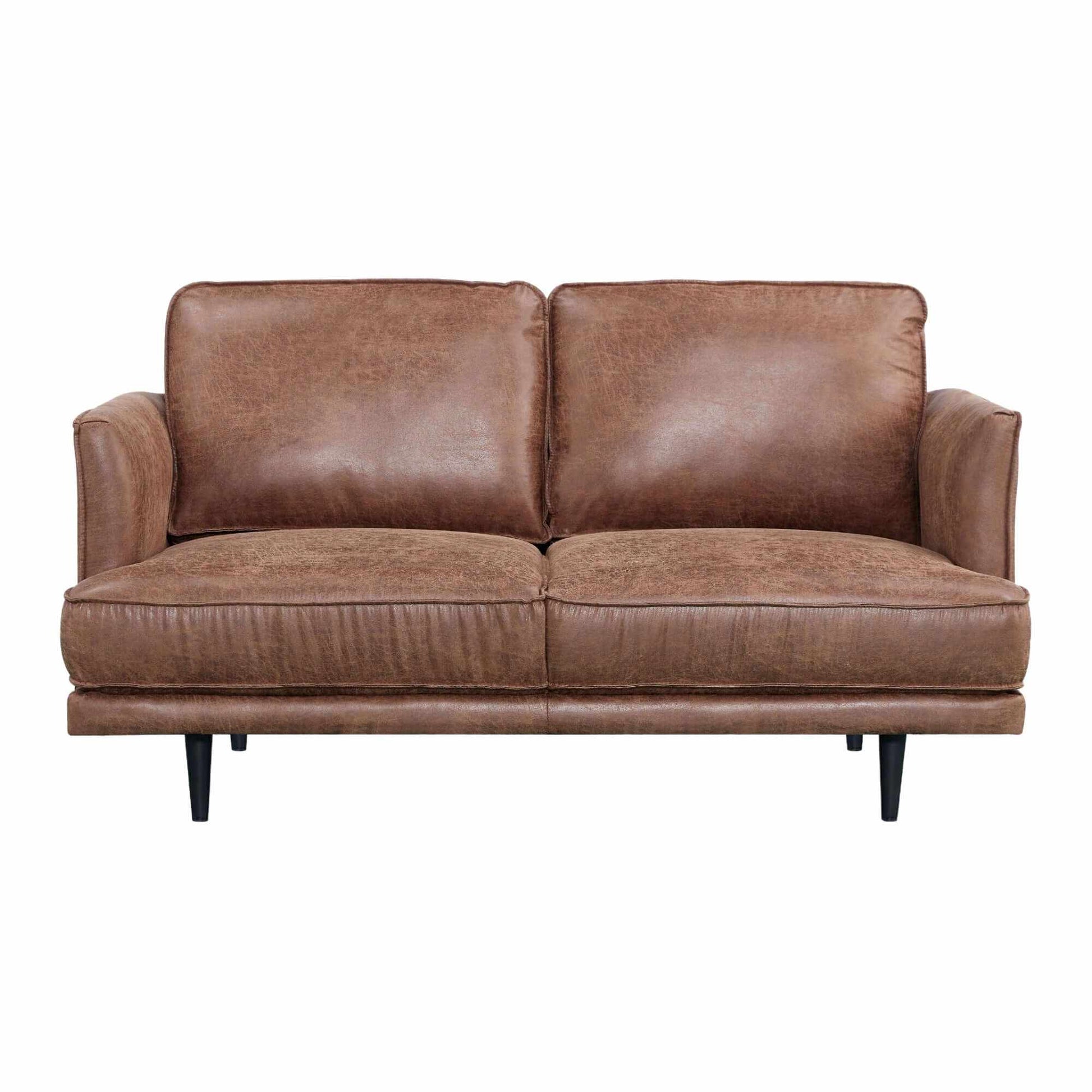 Rosie 2 + 3 Seater Mid Century Sofa Set Fabric Upholstered Lounge