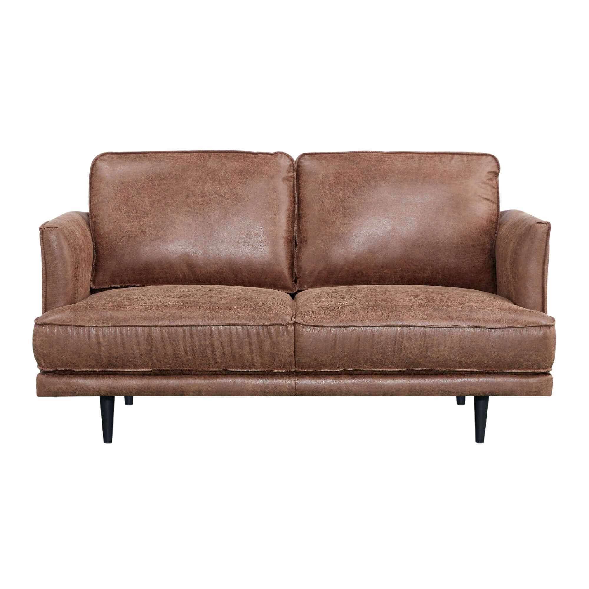 Rosie 2 + 3 Seater Mid Century Sofa Set Fabric Upholstered Lounge