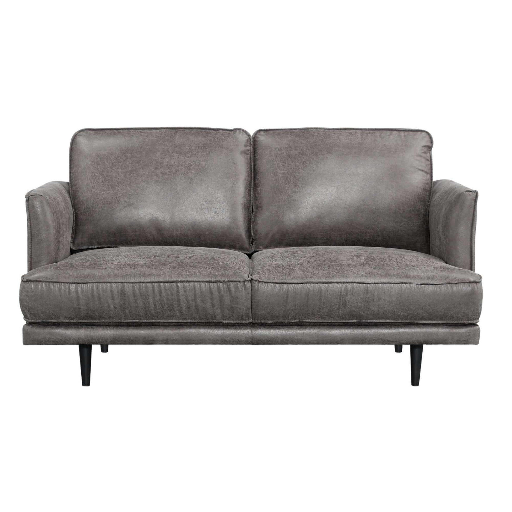 Rosie 2 + 3 Seater Mid Century Style Sofa Set - Grey