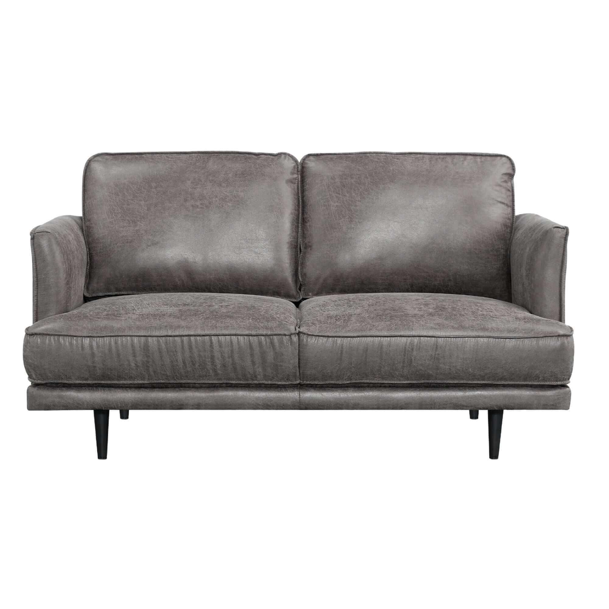 Rosie 2 + 3 Seater Mid Century Style Sofa Set - Grey