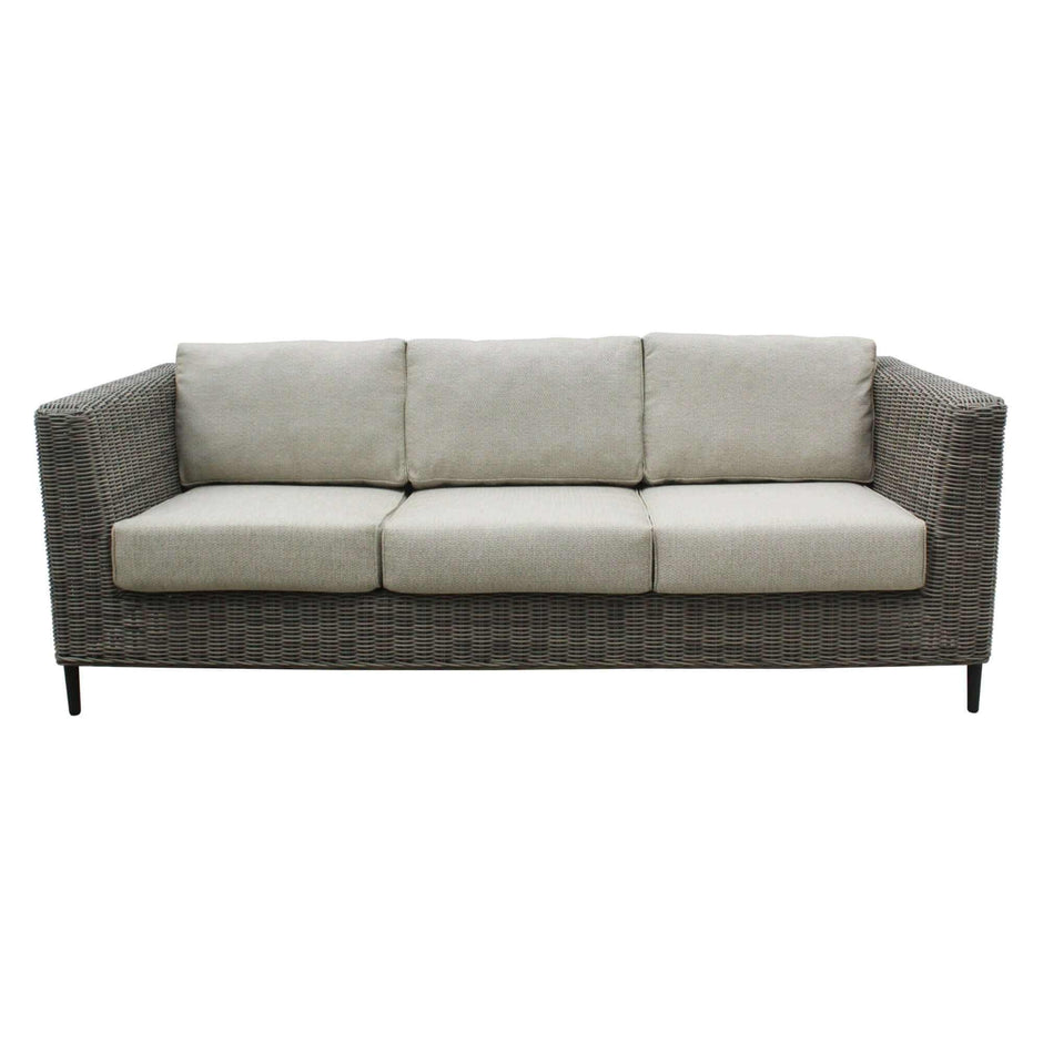 rattan garden sofa