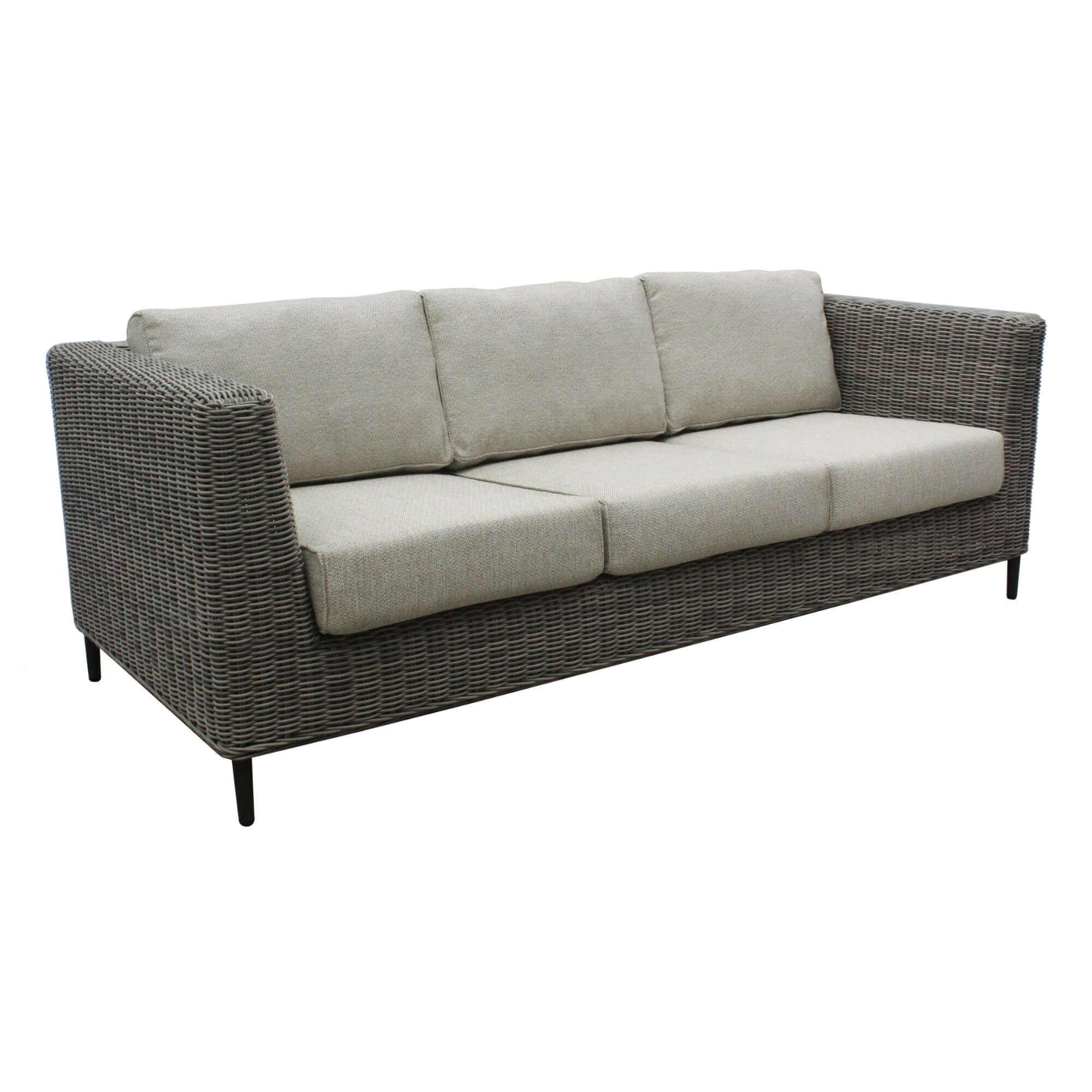 rattan garden sofa