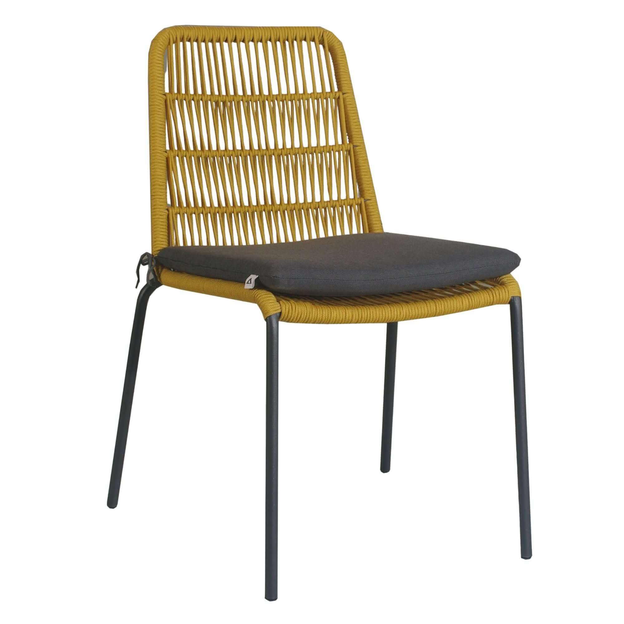 Lara 240cm Glass Concrete Top Garden Table And Chairs Set