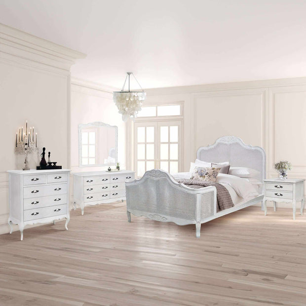 Queen Bed White