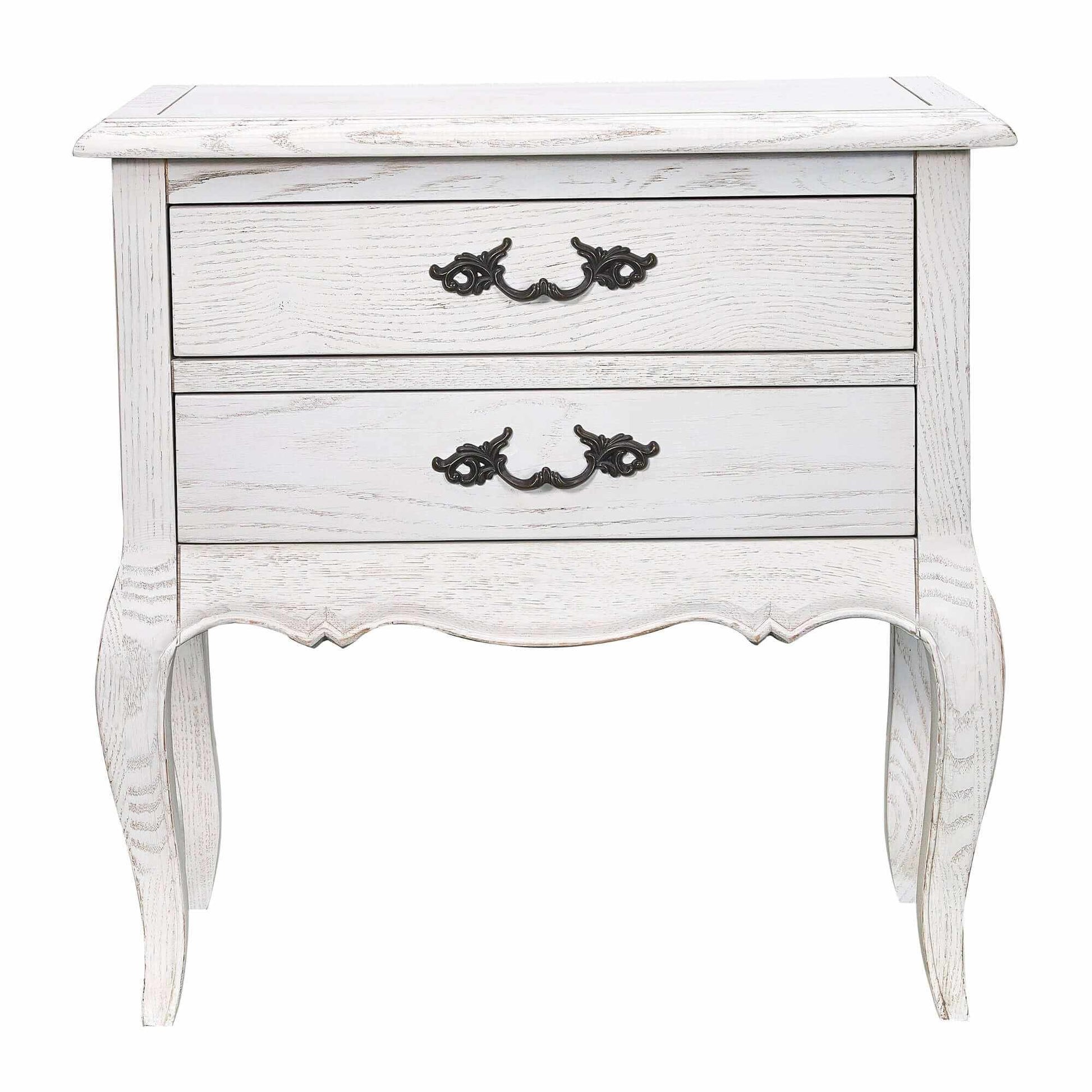 Alice 4pc Mirror Dresser And Bedside White