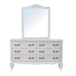 6 drawer white cabinet