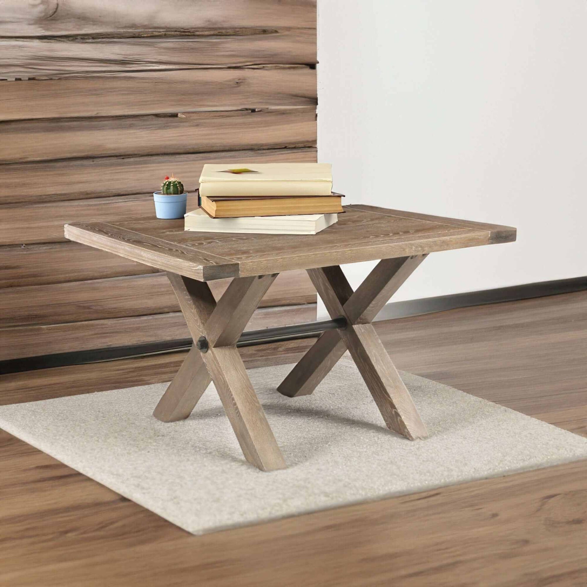 Woodland 60cm Side Wooden Laptop Table Natural